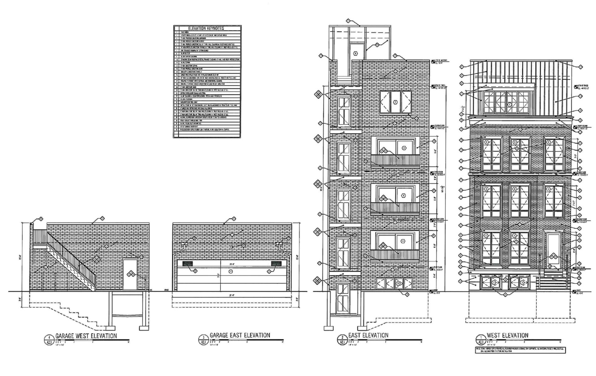 邦楽 Crossfaith Blueprint of Reconstruction Permits Issued for 713 North 42nd Street in Haverford North